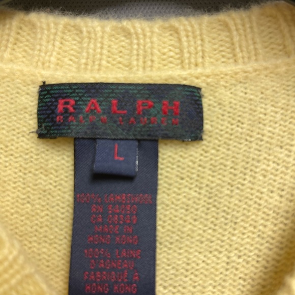 Yellow Ralph Lauren wool sweater - Picture 4 of 4